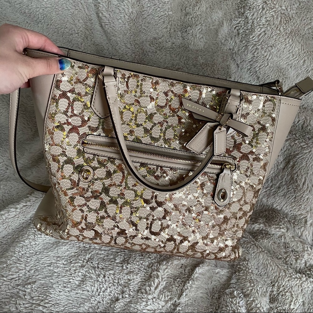 Limited Edition Coach Sequin Small Blair Tote